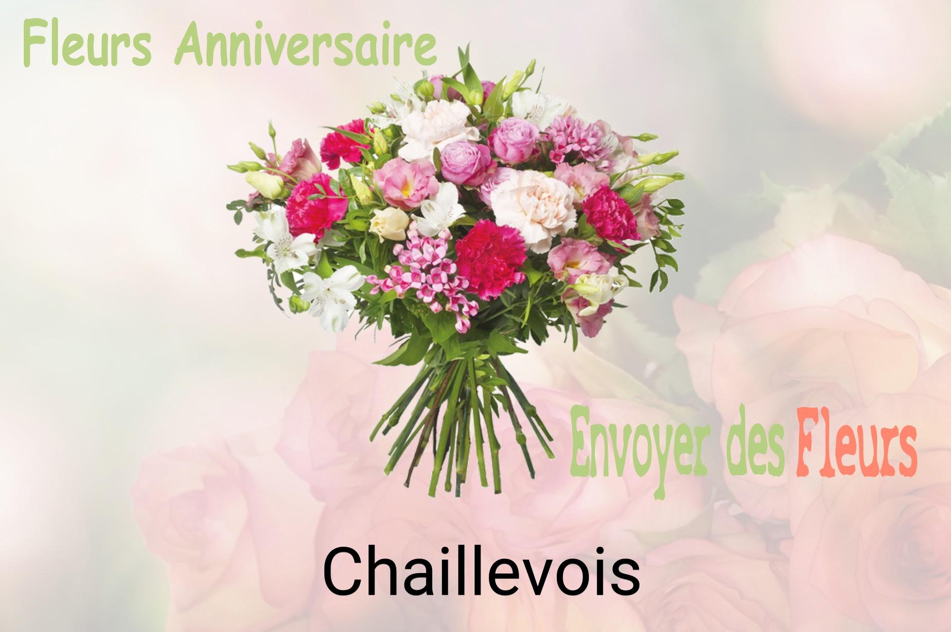 Bouquet de fleurs d’anniversaire livré à Chaillevois